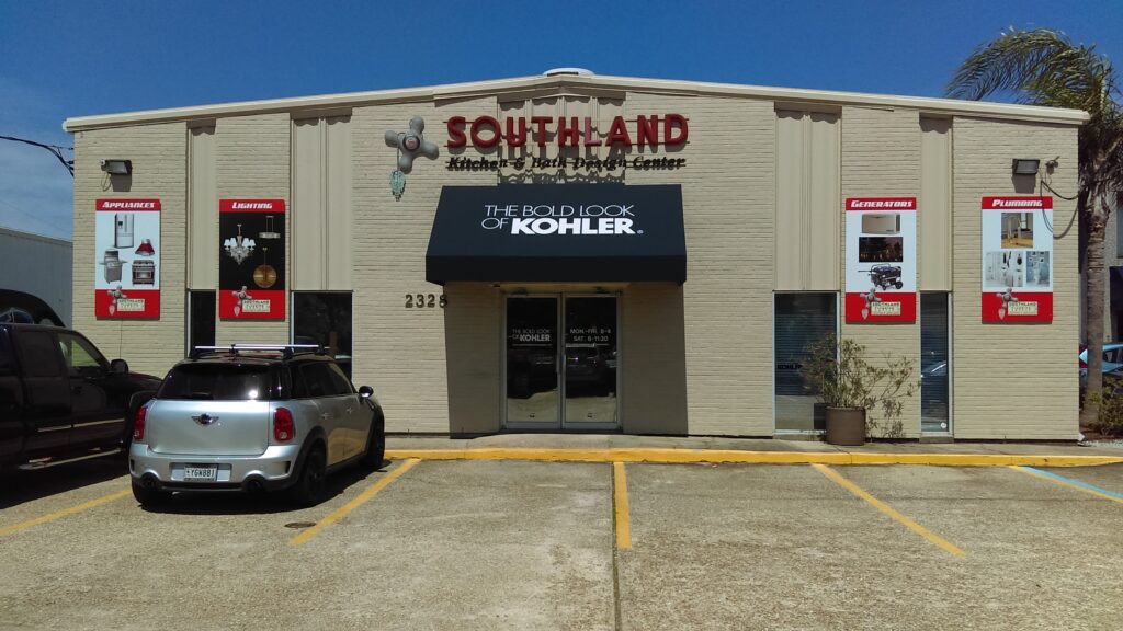 Dimensional and Rigid Signs on Business Front